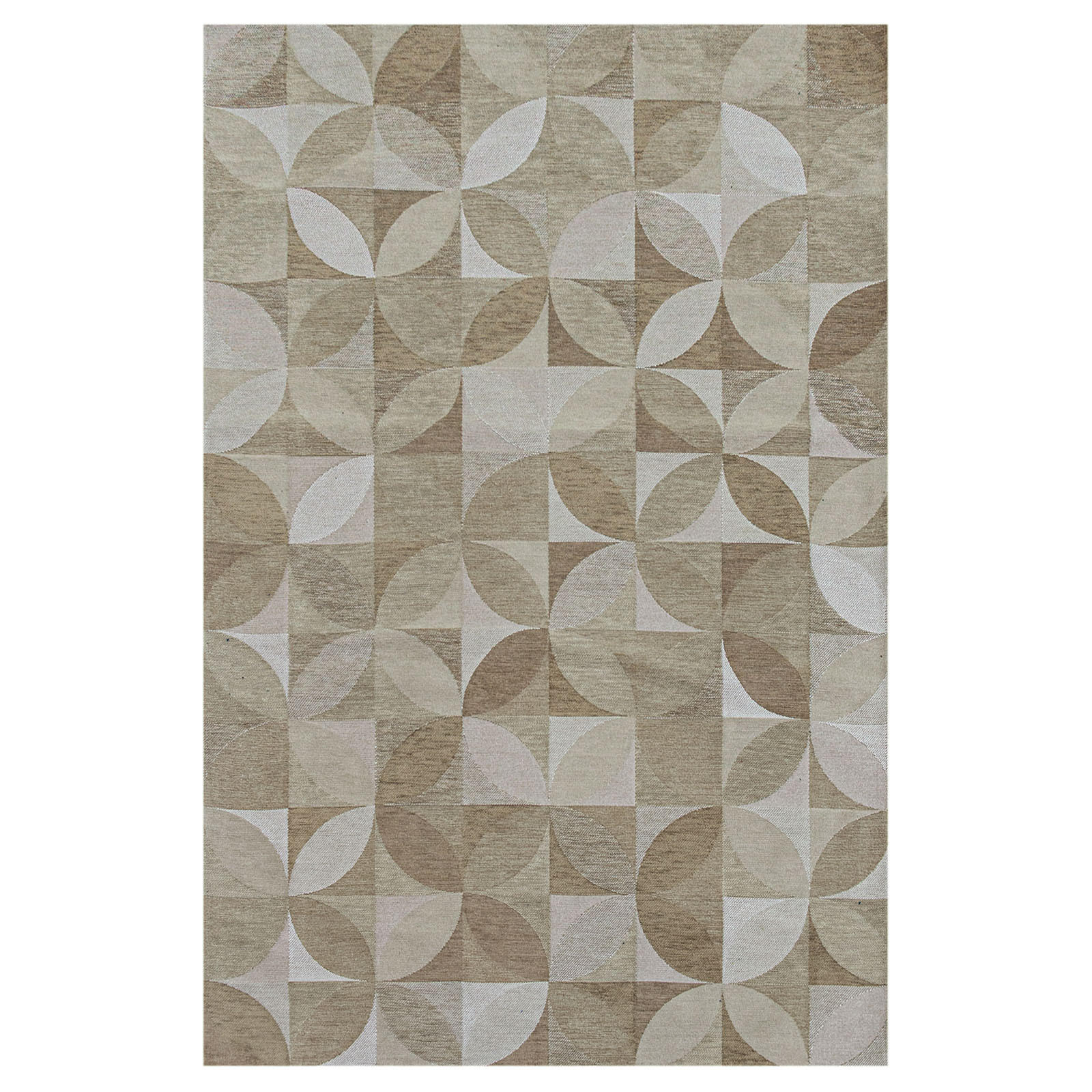TEPPICH Rondo Diamond 170/240 cm - Beige, Textil (170/240cm) - Lola&Moi