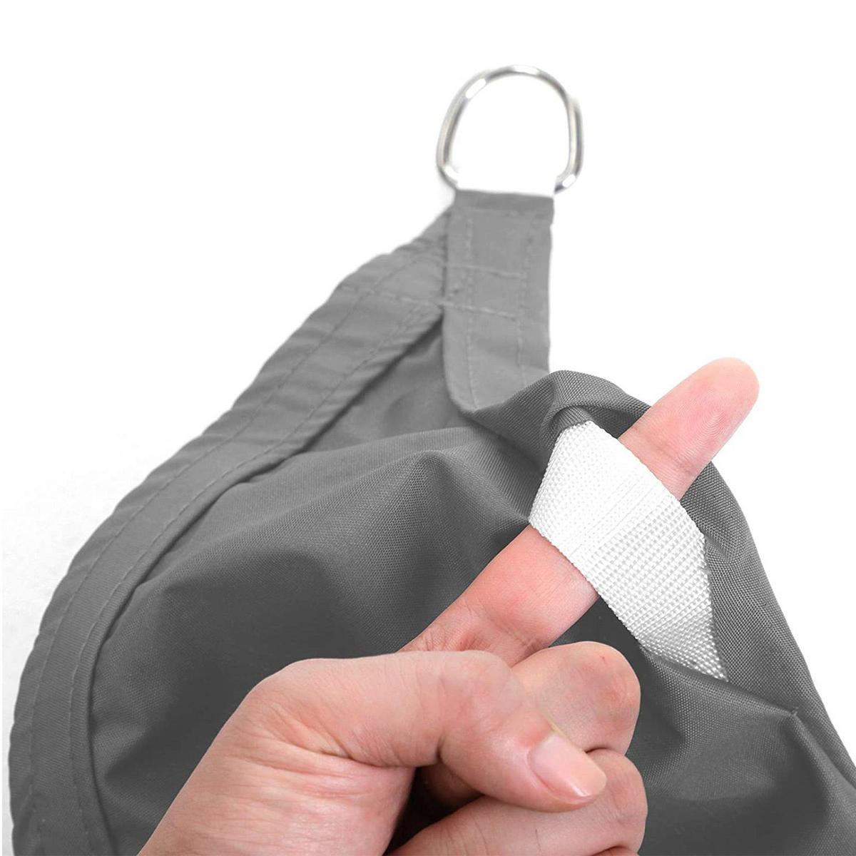 SONNENSEGEL 2 x 3 m - Grau, Textil (300/200cm) - Hansiro