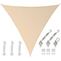 SONNENSEGEL Luftdurchlässig 600 cm Beige - Beige, Kunststoff (600/600cm) - Amanka