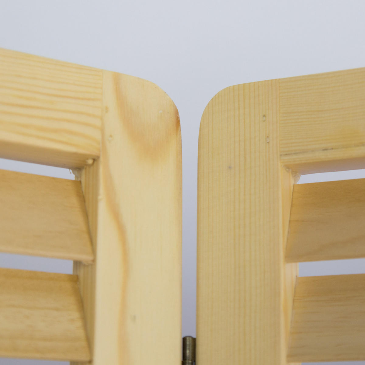 PARAVENT 3-tlg. 120/170 cm Braun Holzlamellen - Braun, Holz (120/170/2cm) - Homestyle4u
