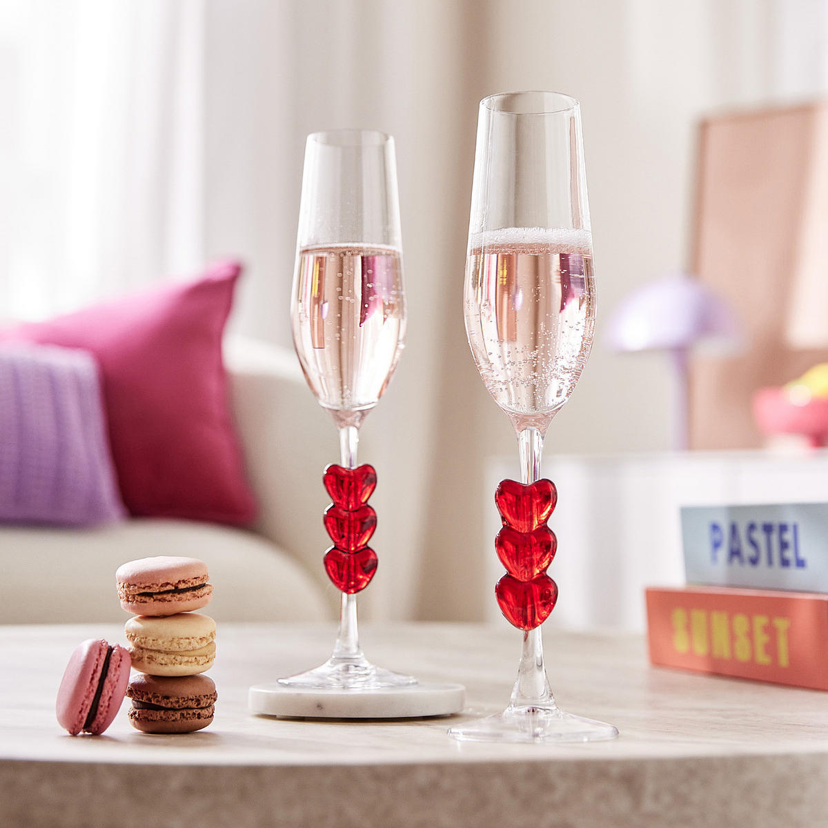 SEKTGLÄSER (2er Set) Lovebirds 180 ml - Transparent, Glas (0.18L) - Butlers