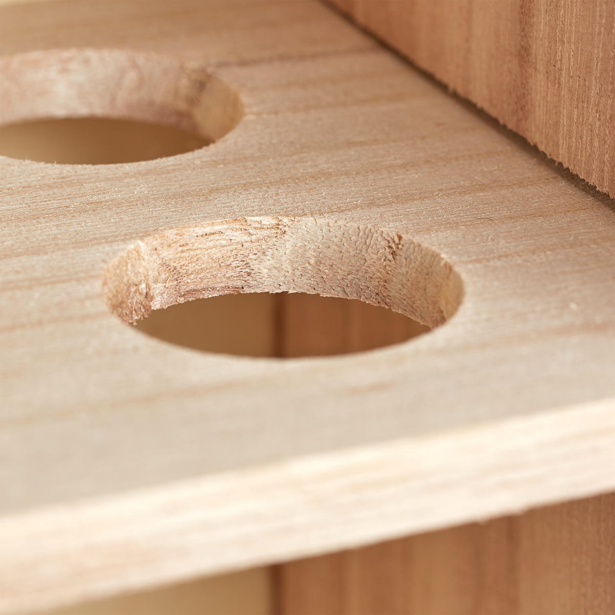 EIERSCHRANK - Beige, Holz/Metall (18/25/12cm) - Relaxdays