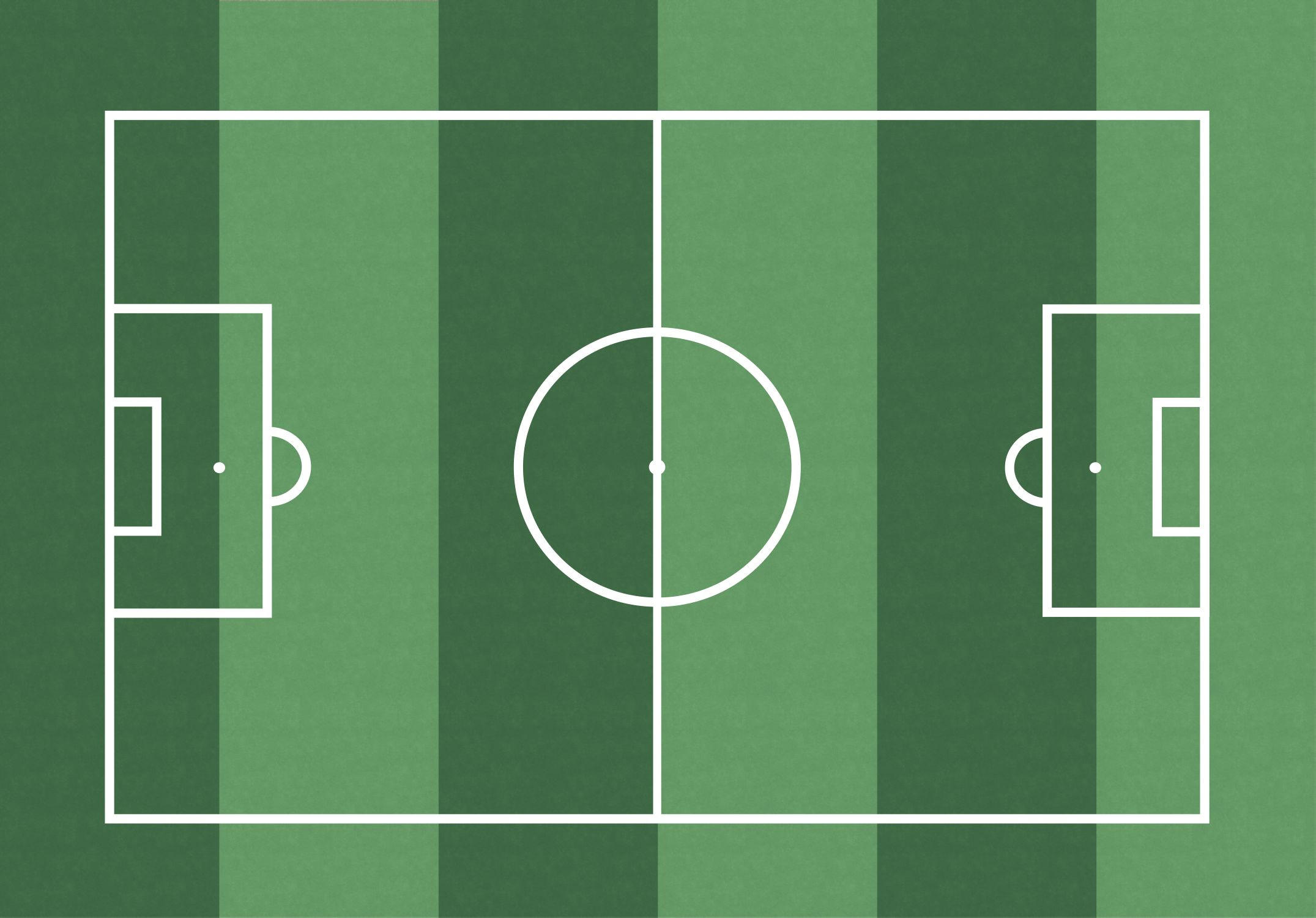 FOTOTAPETE Fußballfeld 400 x 279 cm - Grün, Papier (400/279cm) - ESTAhome