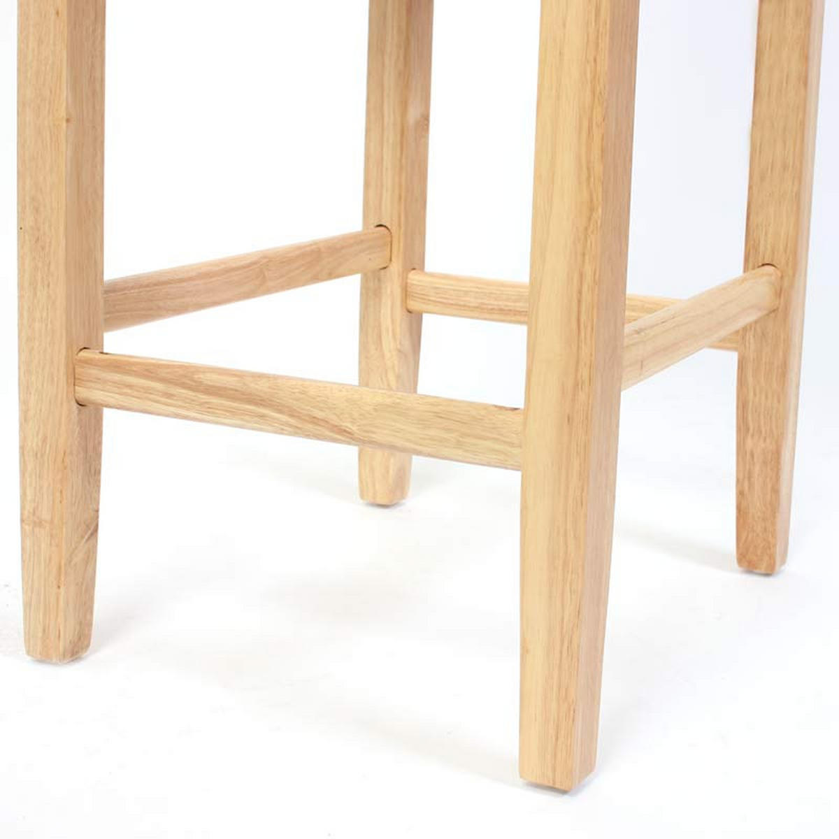 BARHOCKER 2er-Set gepolstert mit Lehne Leder Sitzhöhe 74cm helle Füße Braun - Braun, Leder/Kunststoff (41/109/50cm) - PROREGAL