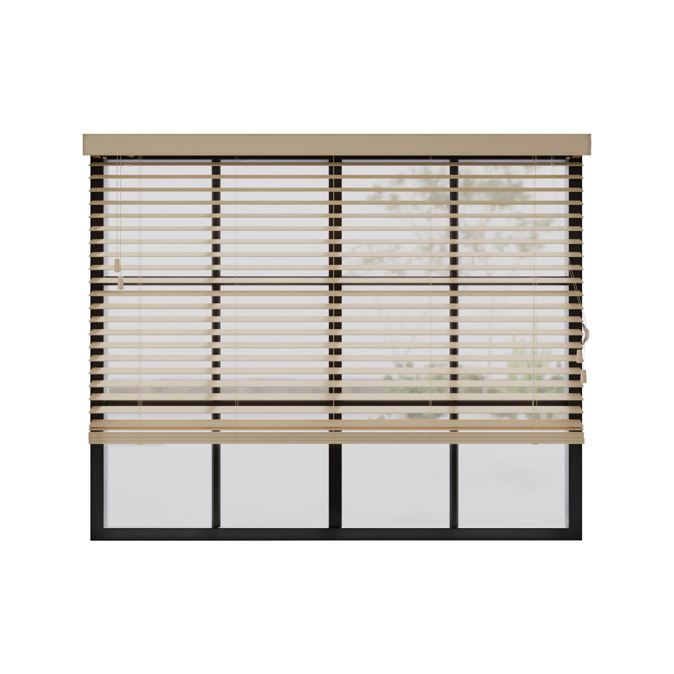 Cocoon Home Concepts Holzjalousien Natur 180x175 cm