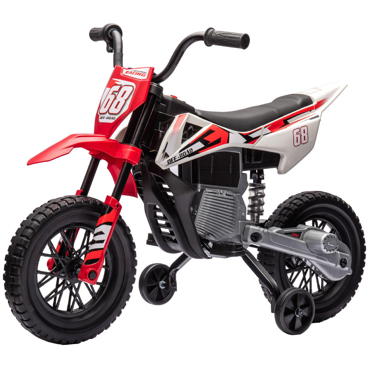ELEKTRO-MOTORRAD DE-13116 2 Motoren Rot - Rot, Kunststoff (107/56/70cm) - ComfortXL