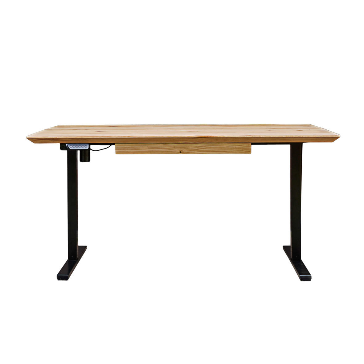 SCHREIBTISCH Höhenverstellbarer aus Holz COLIN - Eichefarben, Holz (80/150/75cm) - Rawood Furniture