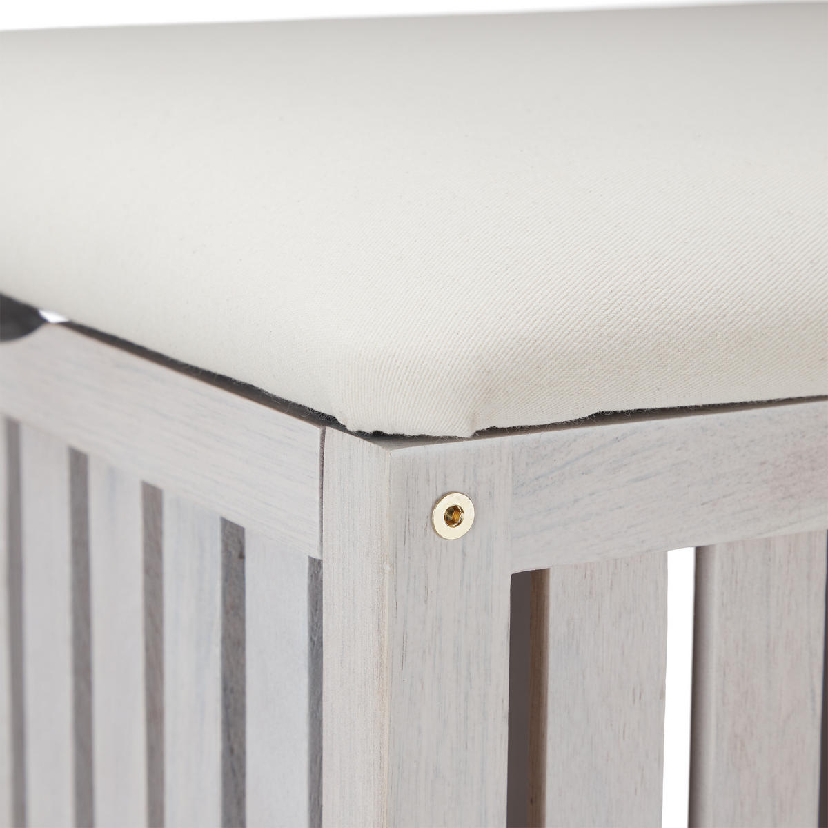 WÄSCHEKORB - Weiß, Holz/Holzwerkstoff (41/53/41cm) - Relaxdays