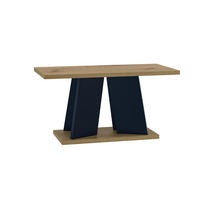 KAFFEETISCH 110x70x60 cm - Artisan Eiche Optik / Schwarz - UFOM - Eichefarben, Holzwerkstoff (110/70/60cm) - ALTDECOR