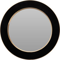 WANDSPIEGEL 60/60/1,8 cm - Schwarz, Glas (60/1.8/60cm) - Home Styling Collection