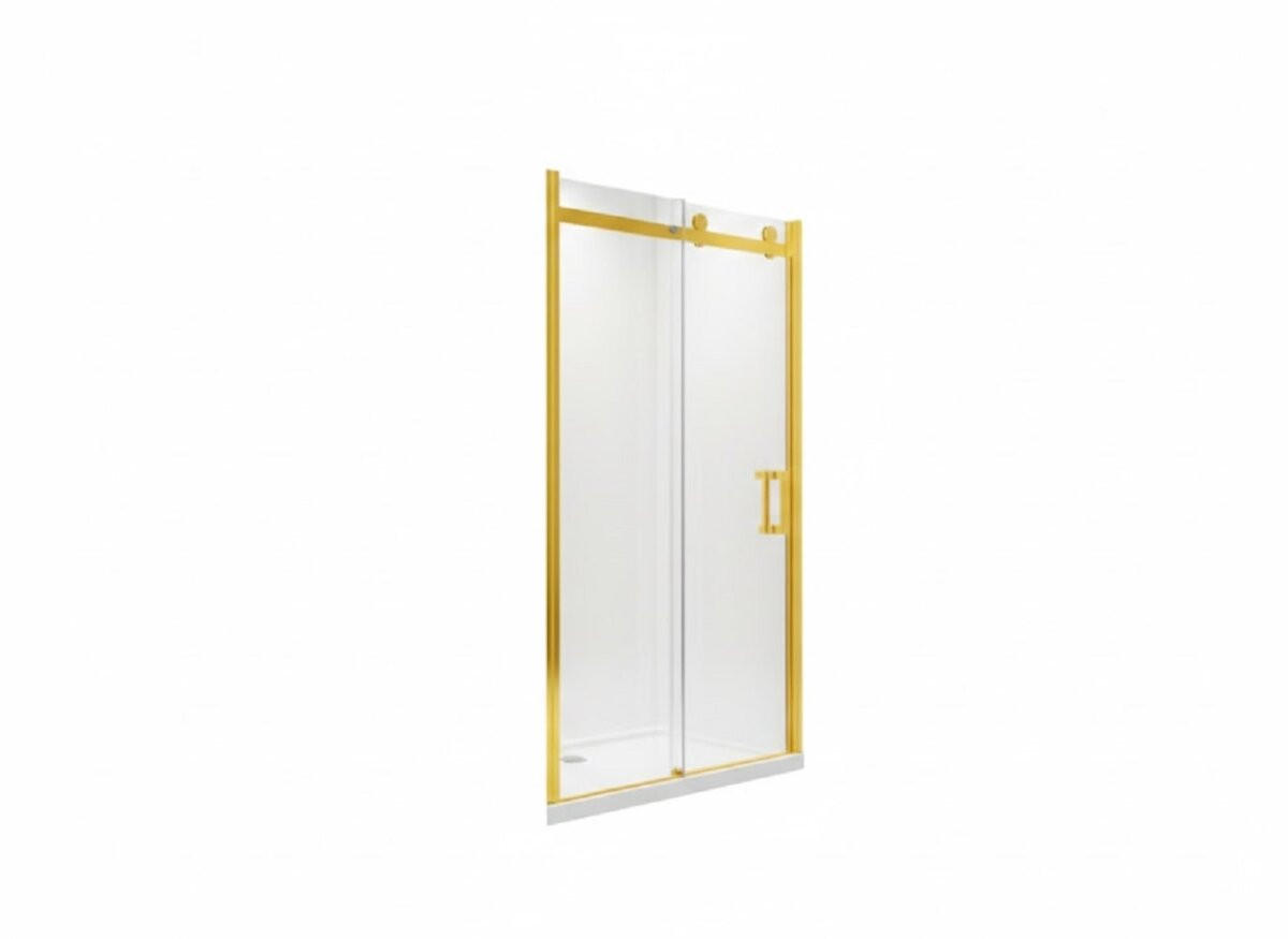 Glaswerk Westfalen Nischendusche Gold 140x195x1 cm