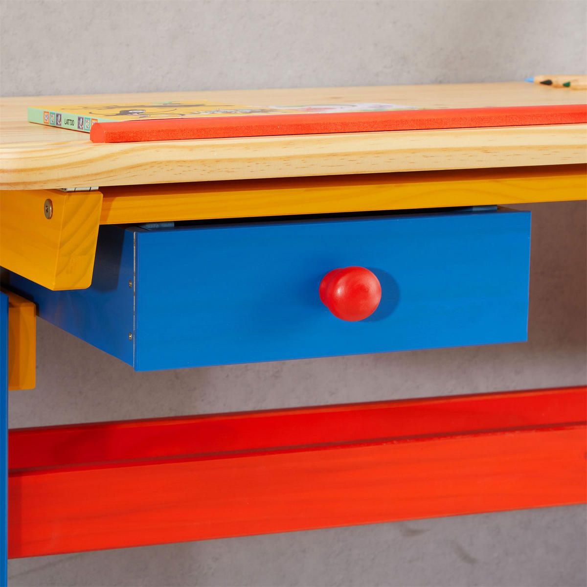 KINDERSCHREIBTISCH FLEXI - Multicolor, Holz (109/75/55cm) - IDIMEX