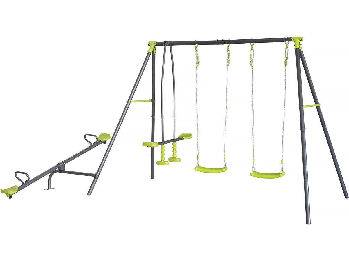 KLETTERGERÜST AUS STAHL basile Grün - Grün, Metall (240/195/342cm) - Habitat Garten