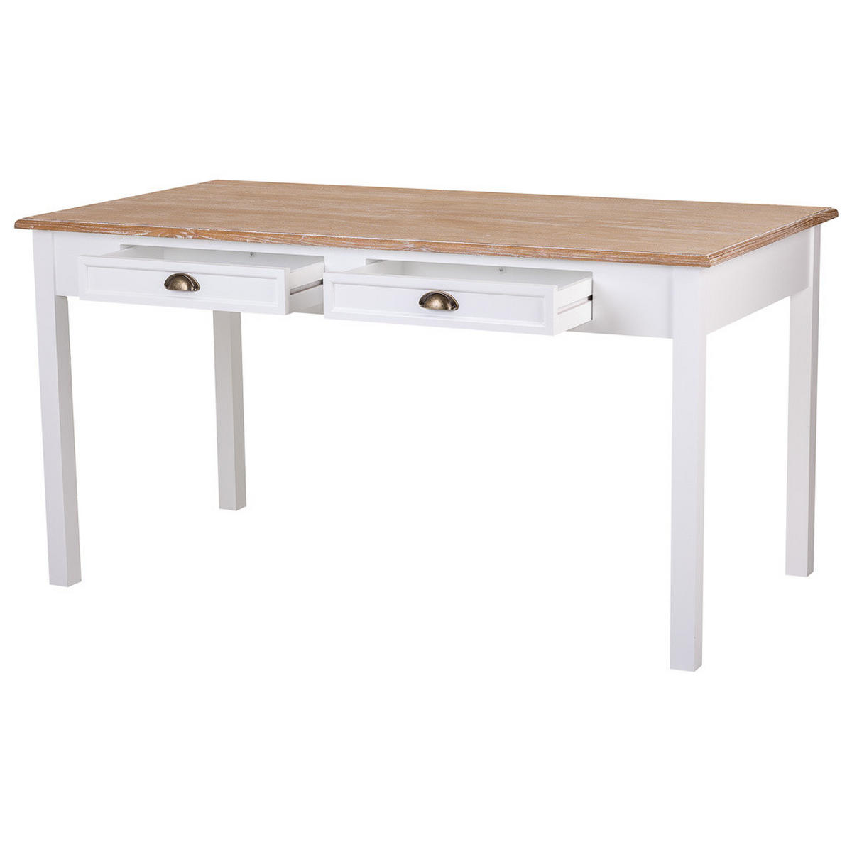 TISCH aus Holz, weiß, 150x80x78cm - Weiß, Holzwerkstoff (80/150/78cm) - Wanderlust