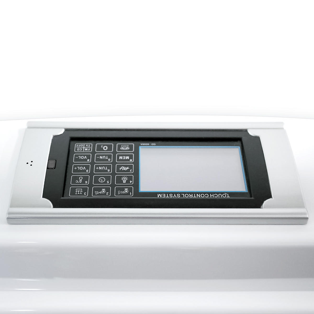 WHIRLPOOL Pool Wanne Eckwanne mit TV T18R 120x188cm - Weiß, Glas/Kunststoff (120/86/188cm) - AcquaVapore by Sandra Jentho