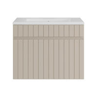 EINZELWASCHTISCH - 60 cm x 46 cm - Holz, Platte - Beige - SATARA - Beige, Holz (60/46/46cm) - Vente-Unique