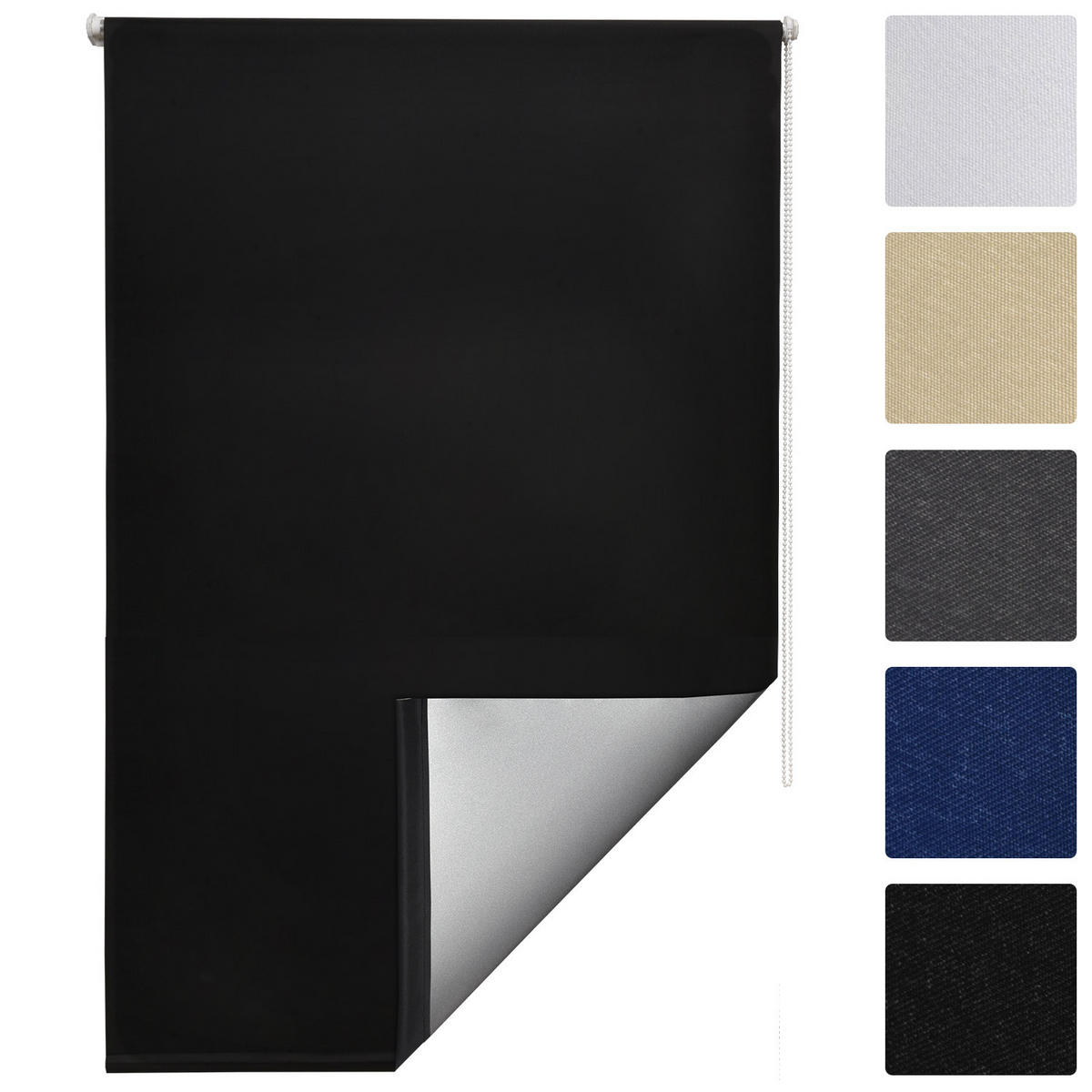 THERMOROLLO SolReflect T24 90x220cm Schwarz - Schwarz, Kunststoff (90/220cm) - Sol Royal