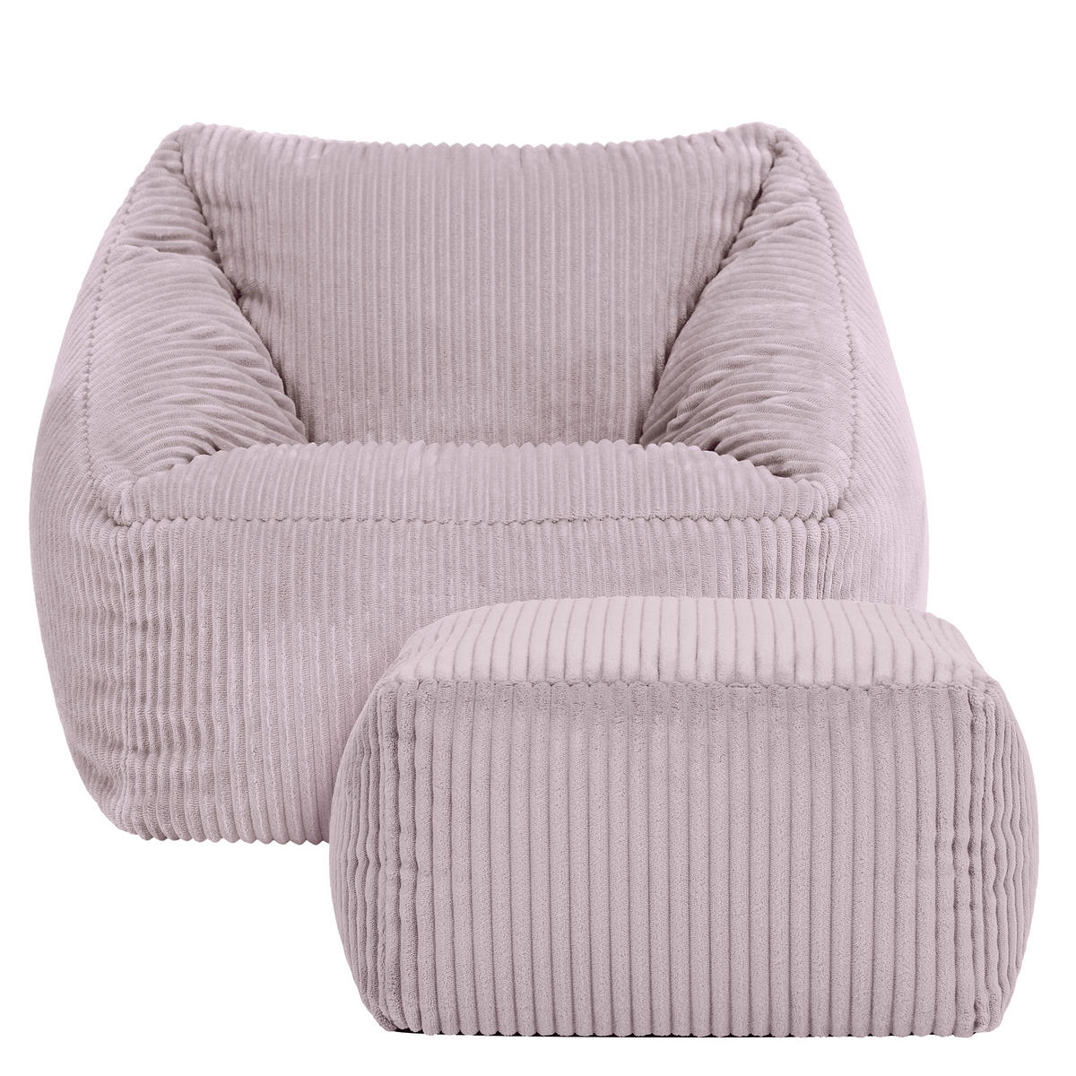 KINDERSITZSACK mit Hocker Natalia - Flieder, Textil (55/44/55cm) - icon