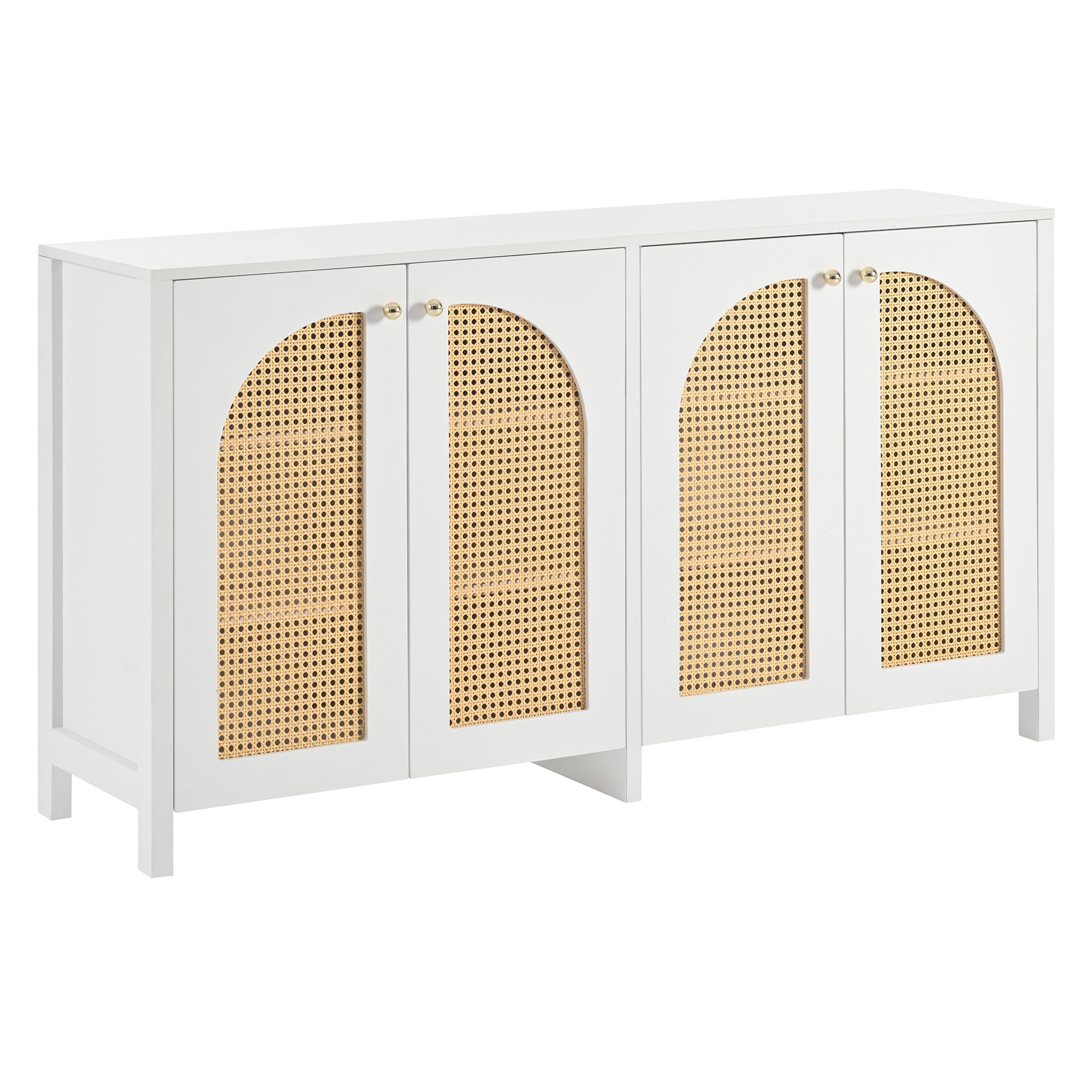 ComfortXL Sideboard Weiß 145x40x80 cm