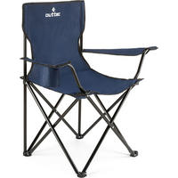 GARTEN-RELAXSESSEL mit Getränkehalter & Tragetasche - Dunkelblau, Textil (75/80/50cm) - Outtec
