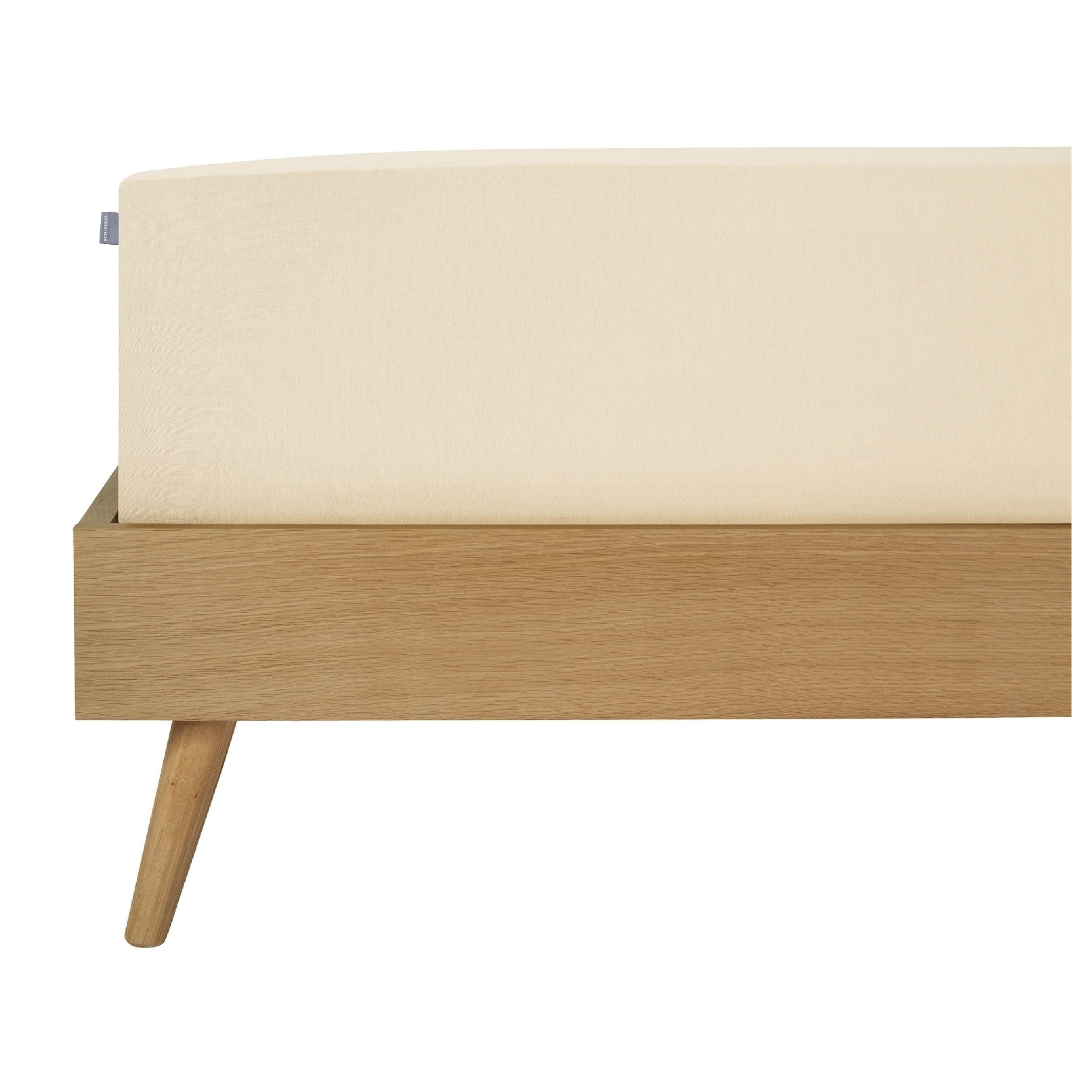 SPANNBETTLAKEN Jessi 100% Baumwolle 100x200 cm Creme - Creme, Textil (100/200cm) - SCHIESSER