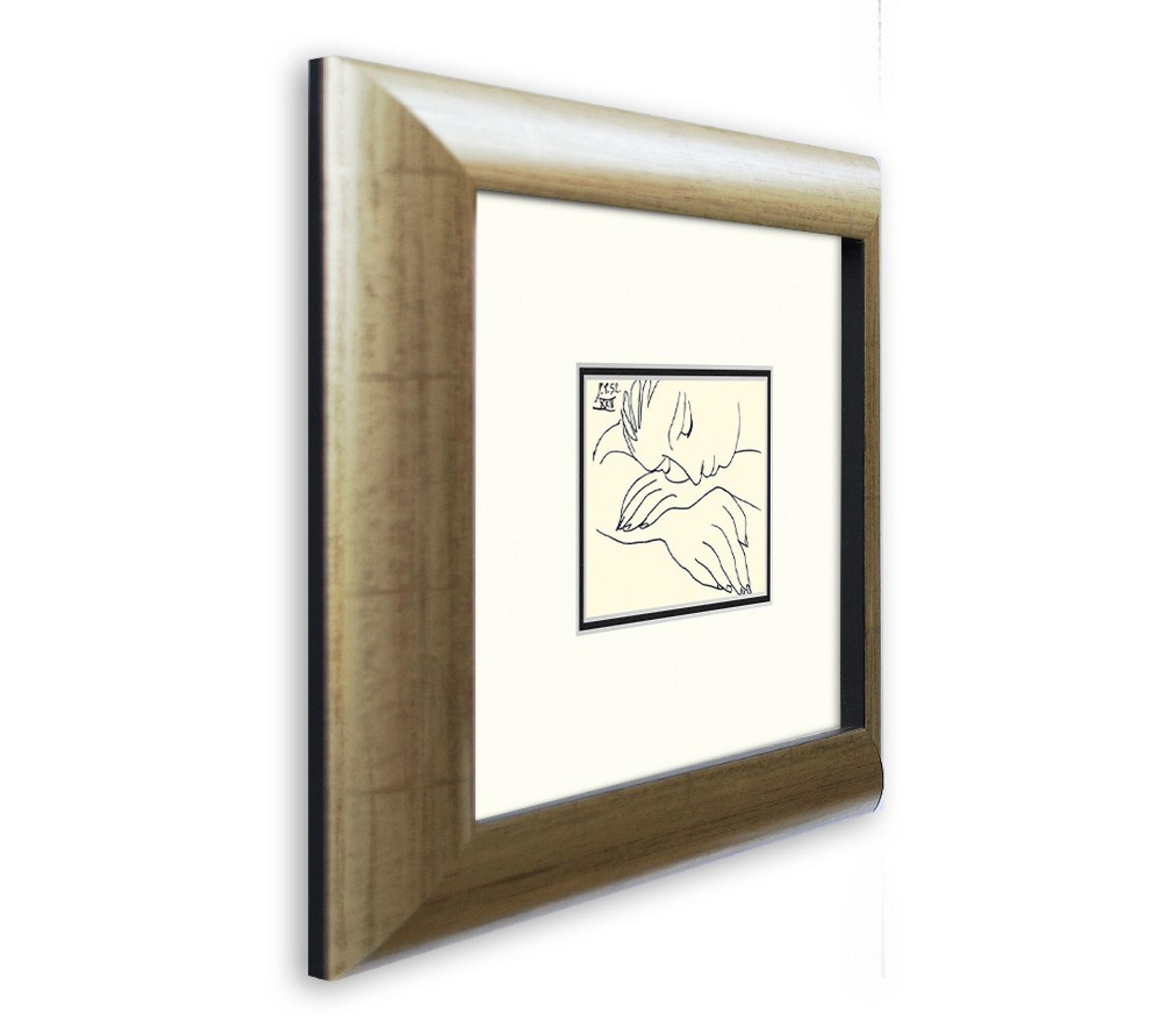 Thumbnail - artissimo Bild, Beige, Holz, Mode, Rechteckig, 39x35 cm, Bilder und Zubehör, Wandbilder, Gerahmte Bilder