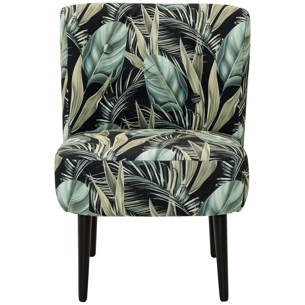 POLSTERSESSEL Kamle Flachgewebe schwarz - Schwarz, Kunststoff (58/78/68cm) - 58aufmkessel