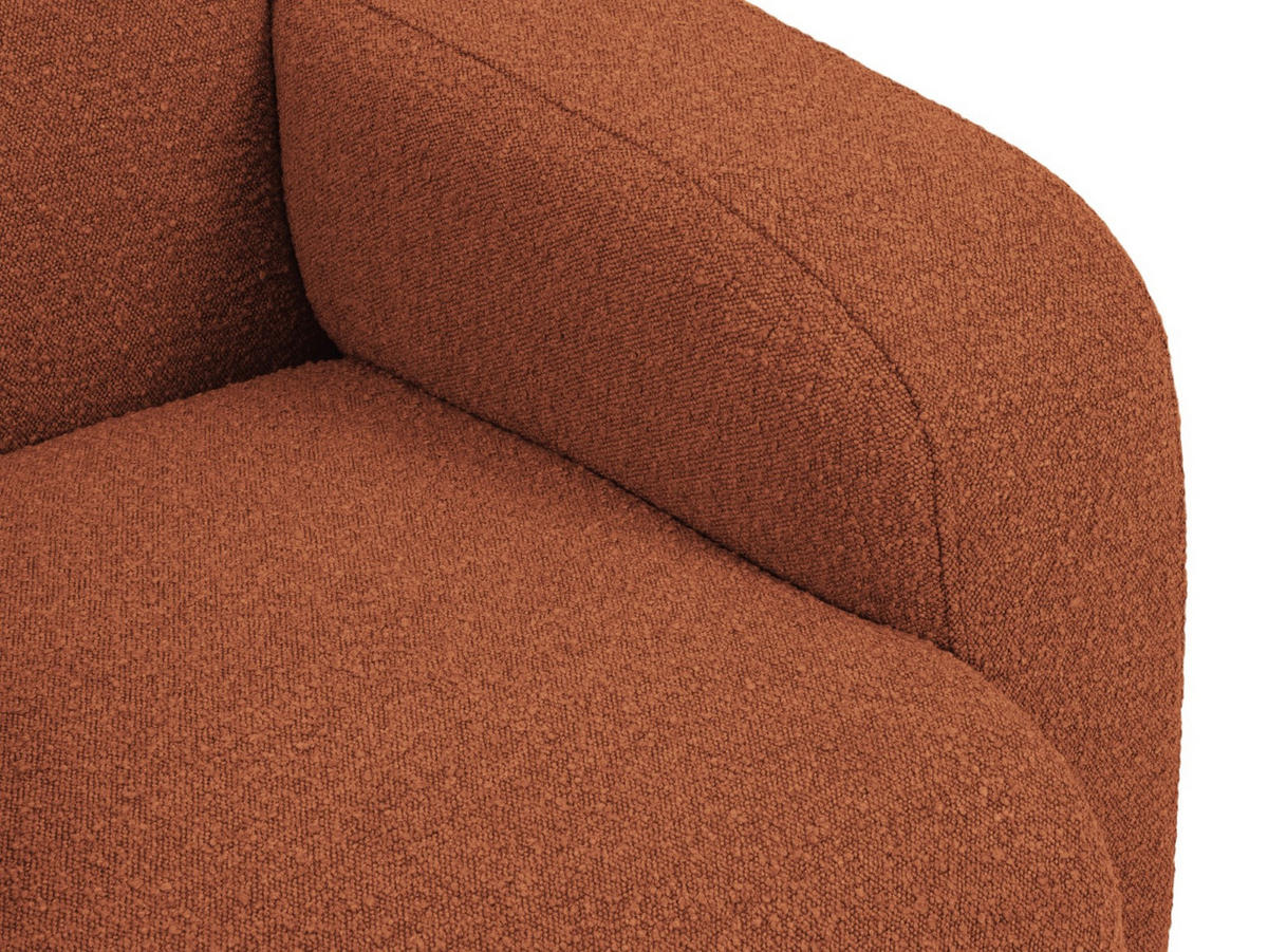 SESSEL Molino aus Boucle braun - Braun, Textil (95/72/105cm) - Micadoni