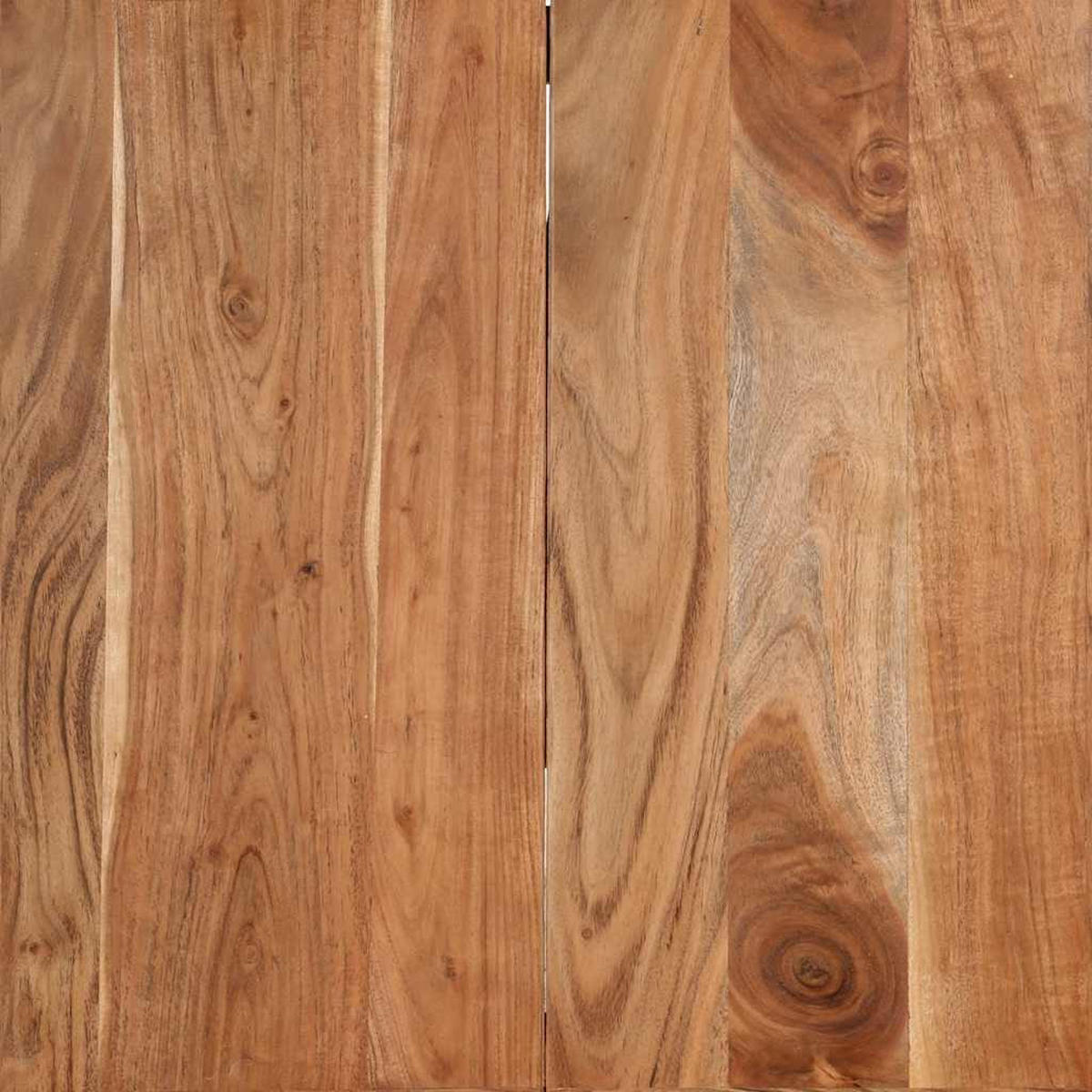 BISTROTISCH Franz 60x60x76 cm Akazie Quadratisch - Dunkelbraun, Holz (60/60/76cm) - DELUKE