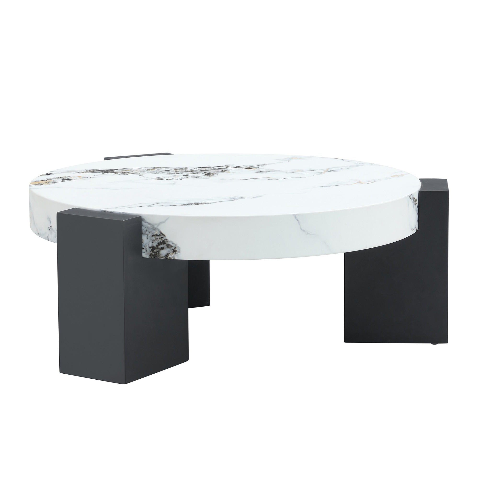 COUCHTISCH DE-180 Set 2-teilig Weiß - Weiß, Holzwerkstoff (61/61/30cm) - ComfortXL