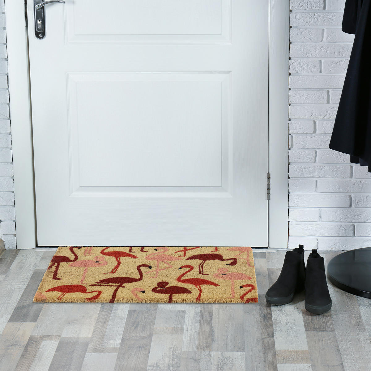 KOKOSFUSSMATTE - Multicolor, Kunststoff/Textil (60/40cm) - Relaxdays