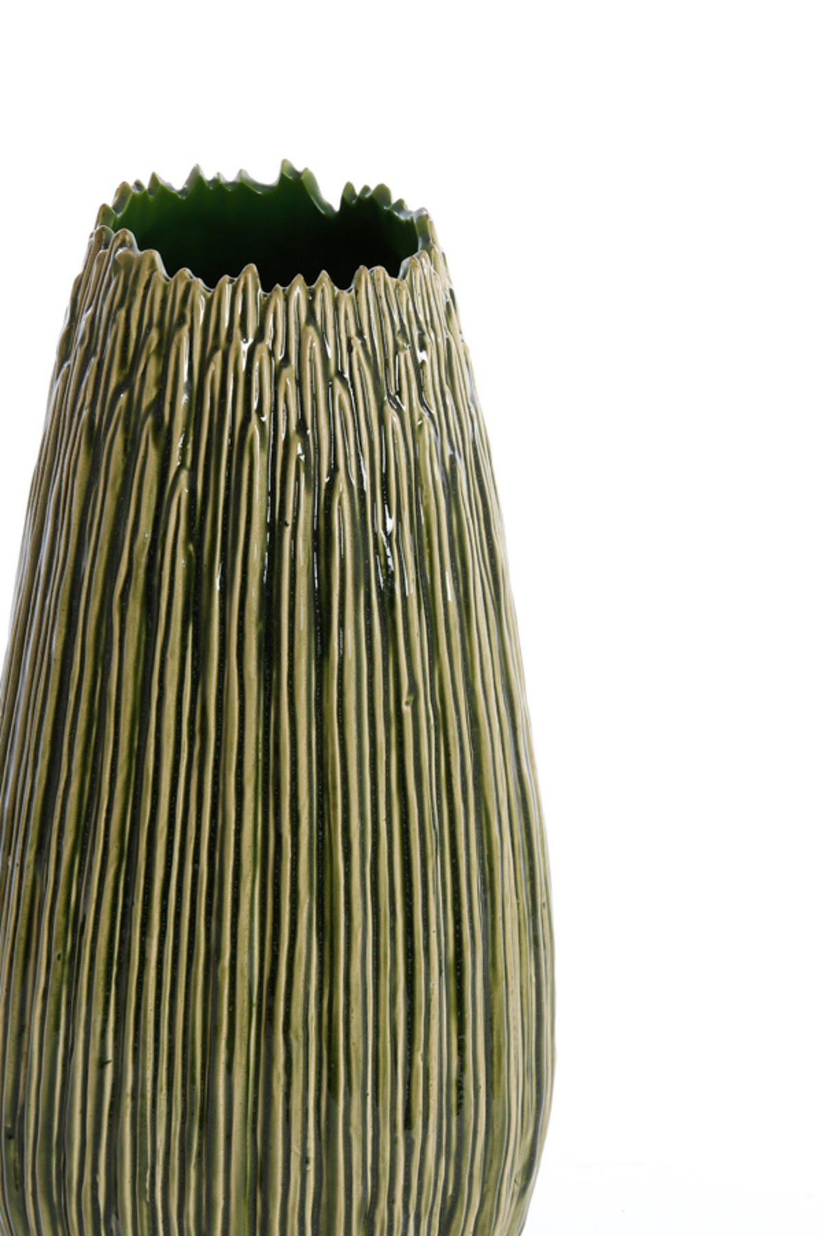VASE Kopragrün Ø24,5/52 cm - Grün, Keramik (52cm) - Light & Living