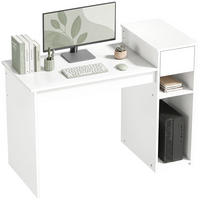 BÜROTISCH Weiß 1 Stück - Weiß, Holzwerkstoff (50/108/82cm) - GiPP
