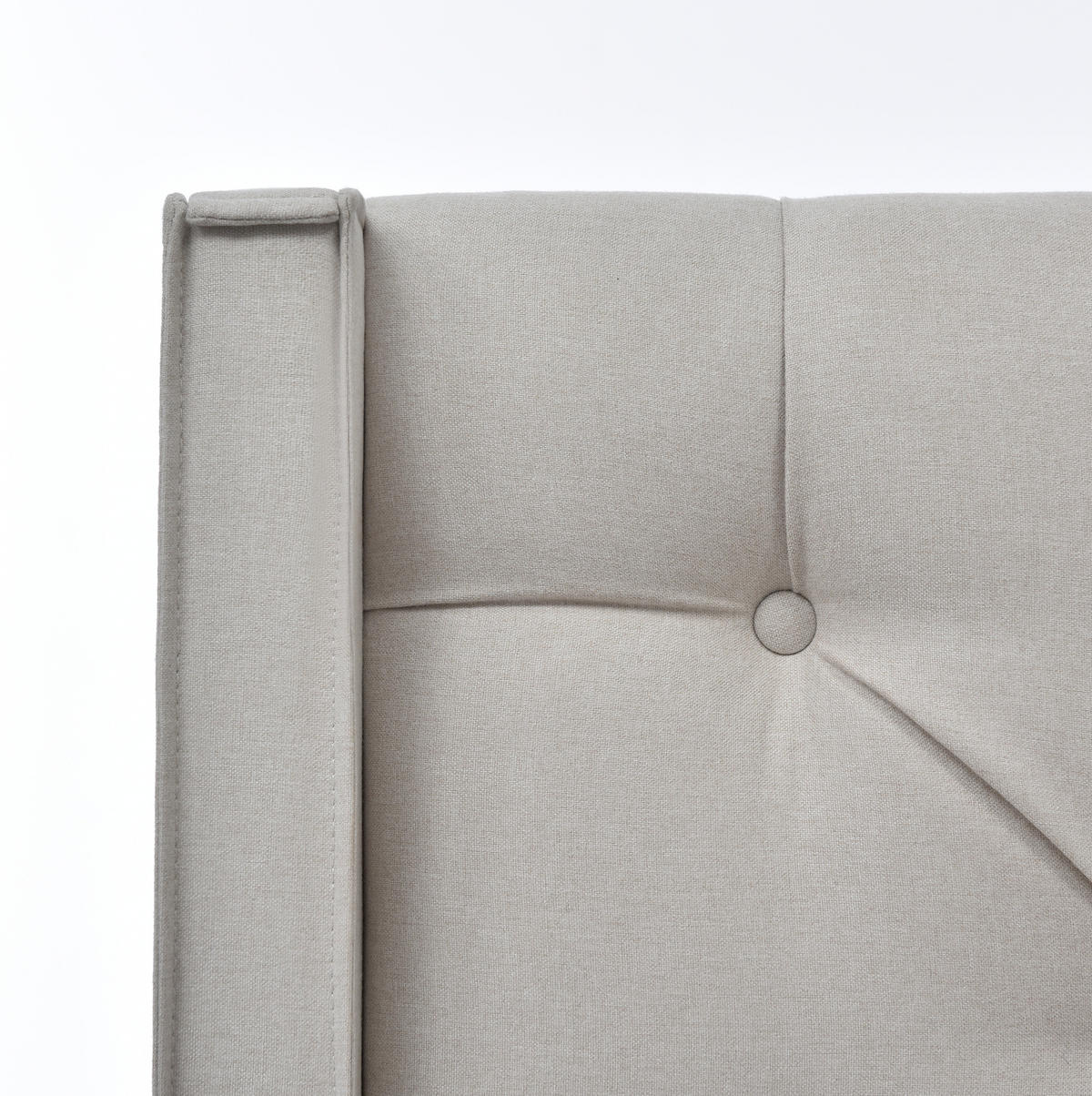 ČALÚNENÁ posteľ 140/200 cm svetlosivá, bavlna, s úložným priestorom a matracom - svetlosivá, textil (140/200cm) - BEAOK