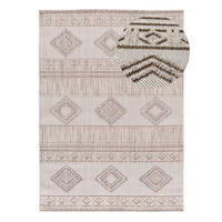 VINTAGE-TEPPICH Beige Element 134/200 cm - Beige, Naturmaterialien/Textil (134/200cm) - Atticgo