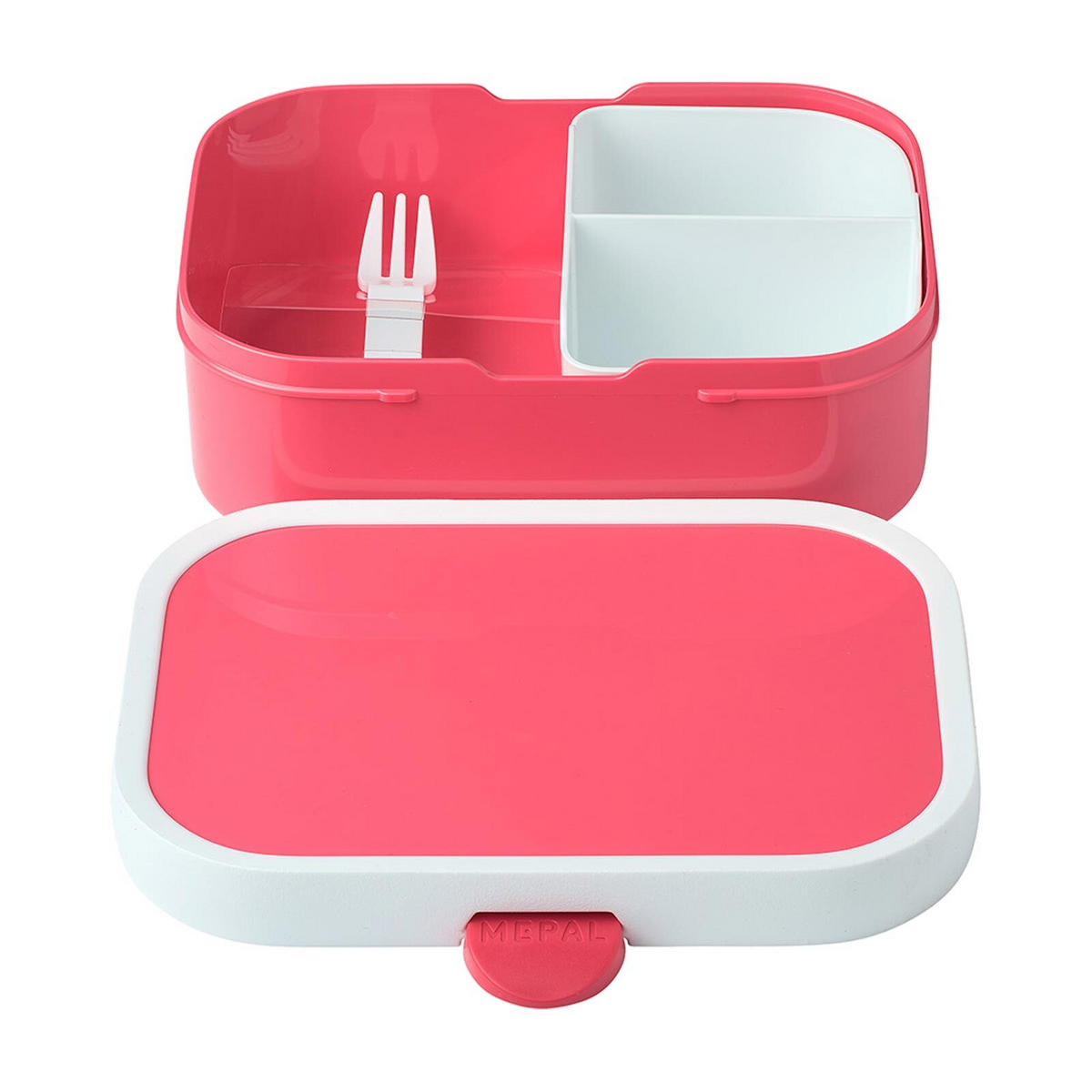 BROTDOSEN MIT EINSATZ Campus Türkis & Pink 700 ml 2er Set - Türkis/Pink, Kunststoff (13.2/6.1/17.8cm) - Mepal