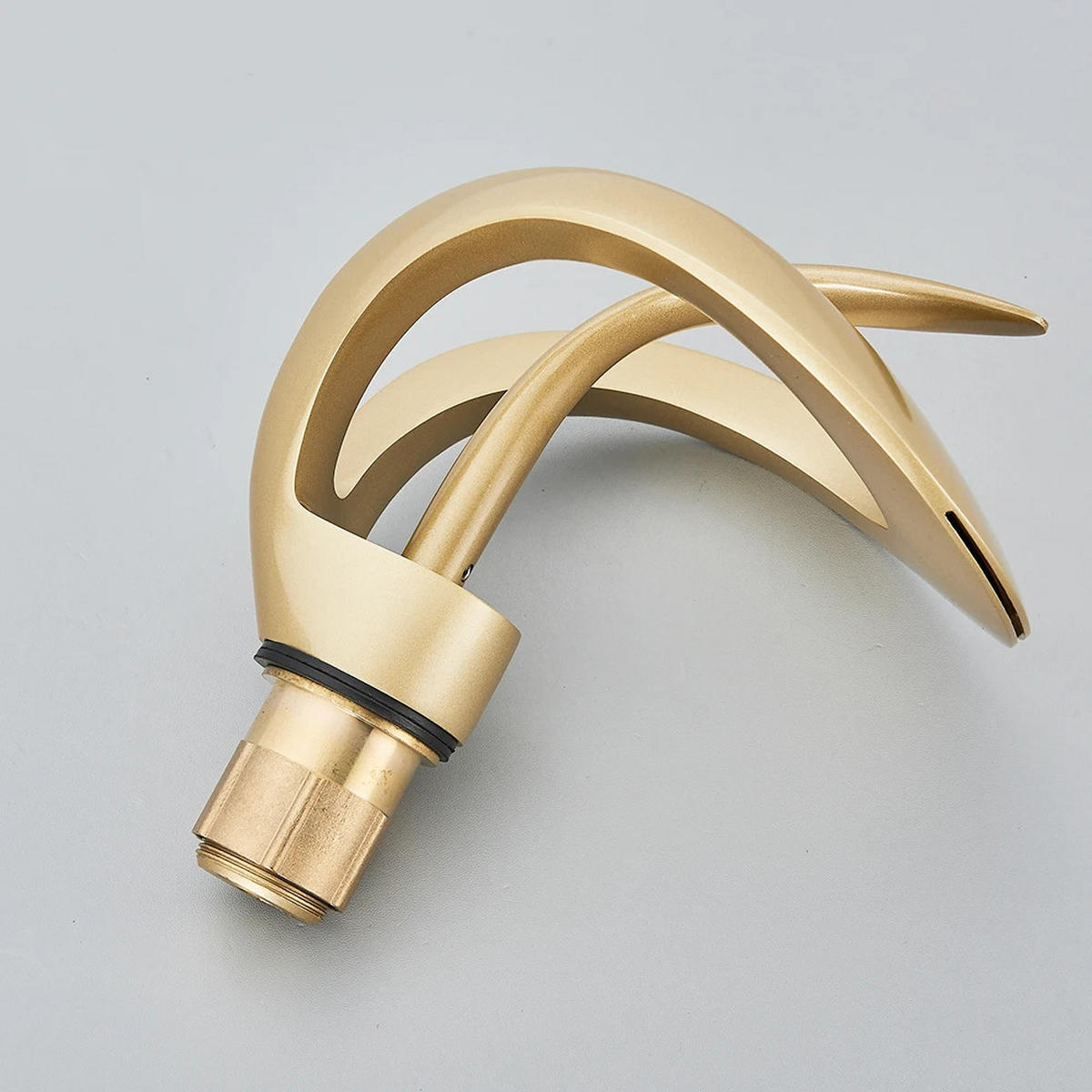 WASCHTISCHARMATUR Messing, Gold, Heiß-/Kaltwasser - Goldfarben, Metall (5/15/9cm) - Kaket