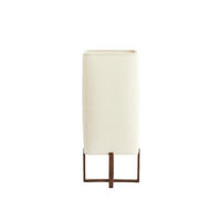 TISCHLEUCHTE Wyn Braun 21,5/21,5/50,5 cm - Dunkelbraun, Metall (21.5/21.5/50.5cm) - Light & Living