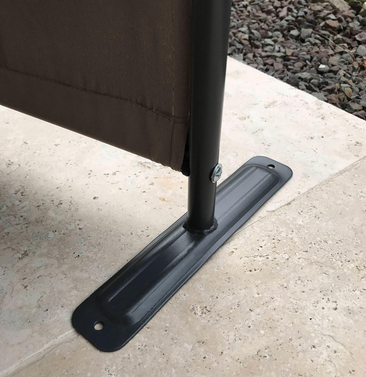 PARAVENT 2 Stück 3-tlg. 170x165 cm Taupe - Taupe, Metall (170/165cm) - QUICK STAR