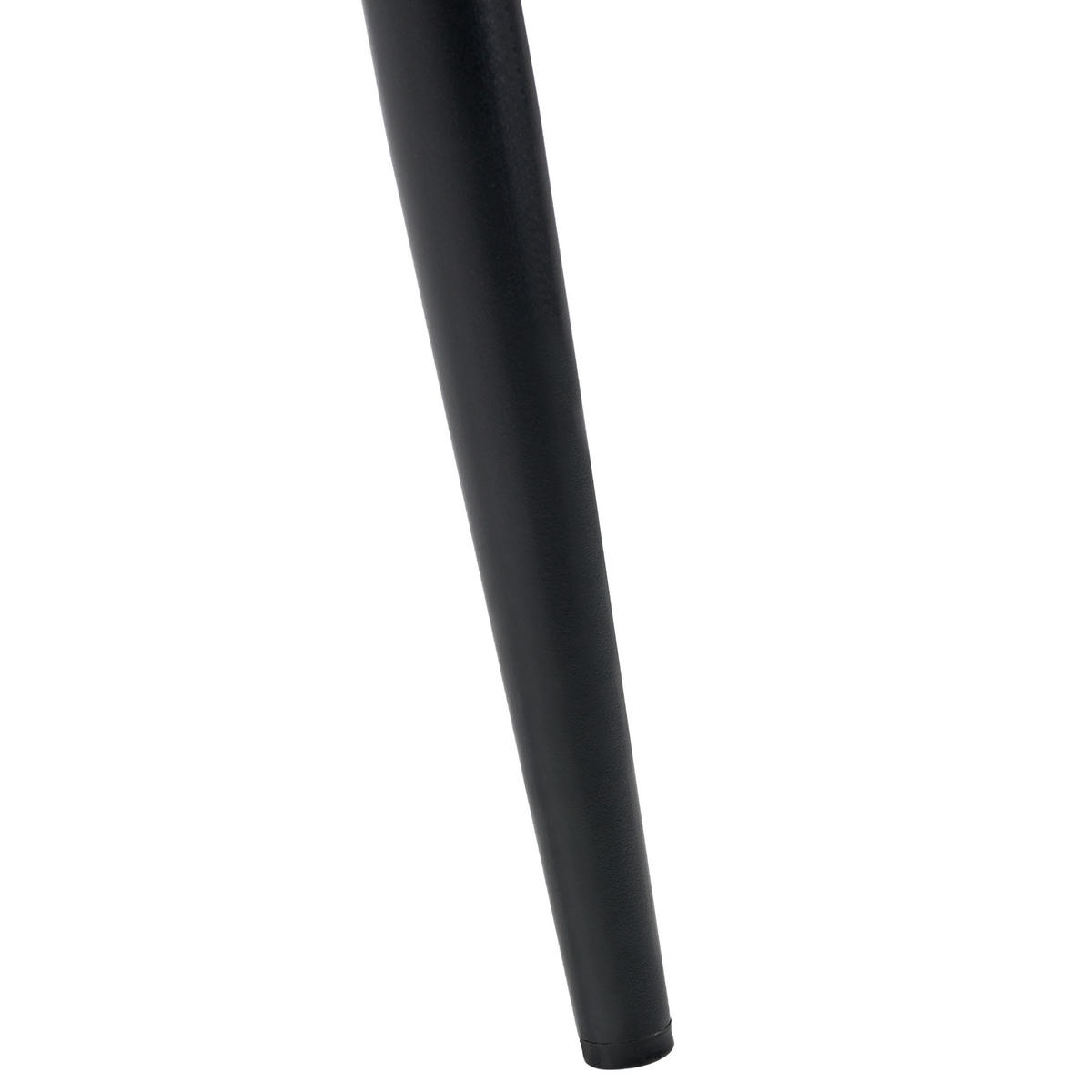 ESSZIMMERSTUHL 4er-Set Cremeweiß Kirby - Schwarz/Weiß, Textil (47/91/49cm) - Beliani