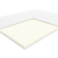 TOPPER Alt im Cashmere-Bezug - Weiß, Textil (180/200cm) - Hilding