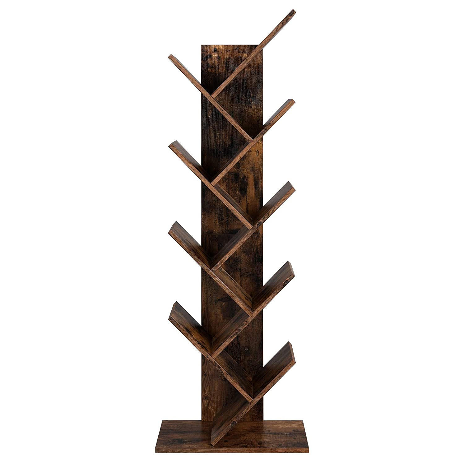 Edanti Bücherregal Braun 50x141.5x25 cm