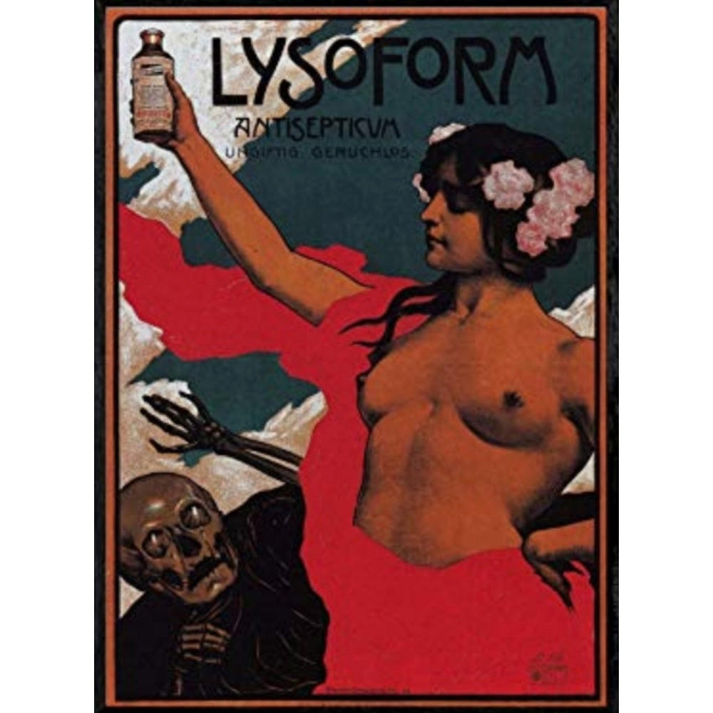 POSTER Lysoform Antisepticua 1002 A4 Rahmenlos - Klar, Papier (29.7/5/21cm) - Nacnic