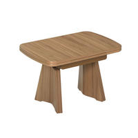FUNKTIONSTISCH Casie höhenverstellbar und ausziehbar 101(141,5) x 71 x 54-73 Couchtisch massiv Kernbuche - Braun, Holz (101/71/54cm) - 58aufmkessel