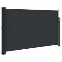 SEITENMARKISE Ausziehbar Schwarz 120x500 cm - Schwarz, Textil (500/120/500cm) - furnicato