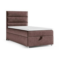 BOXBETT mit Bettkasten Trinity K-4 SINGLE Bonellfederkern - Braun, Holz/Holzwerkstoff (100/200cm) - Best For Home