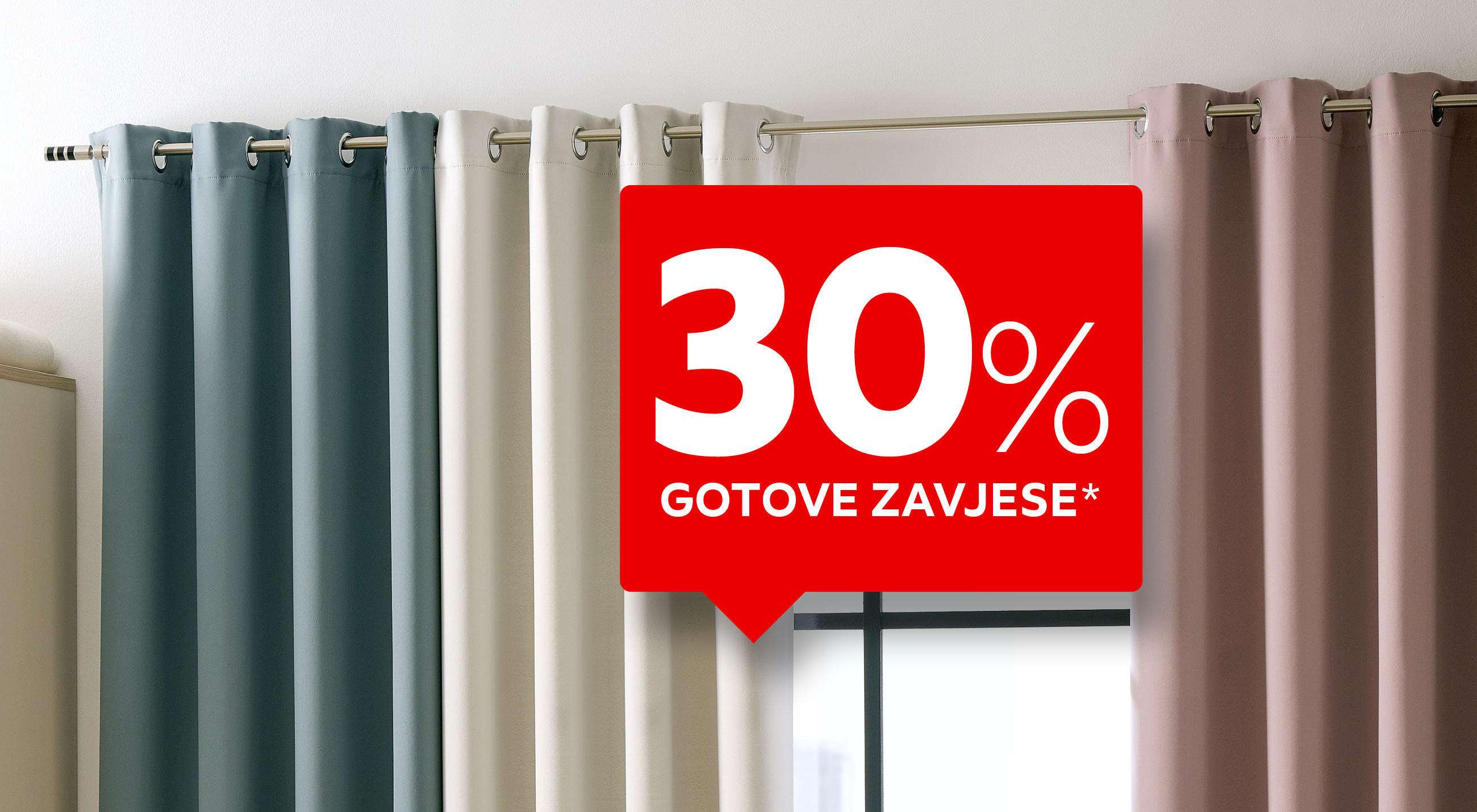 30% gotove zavjese*