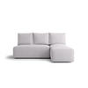 ECKSOFA mit Schlaffunktion SAVIO MINI Curio 80 Rechts - Hellgrau, Textil (200/140cm) - Bedante