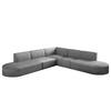 ECKSOFA Designer Corner MODENA stoff Poso, viele Farben Grau - Grau, Holzwerkstoff (285/285cm) - Kaiser Möbel