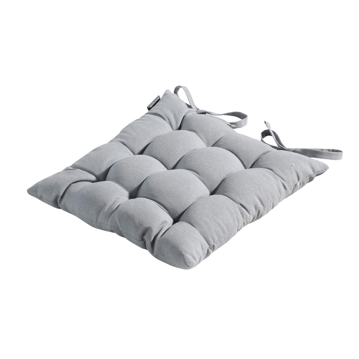 SITZKISSEN Panama 46/46 cm 4er-Set - Hellgrau, Textil (46/6/46cm) - Madison